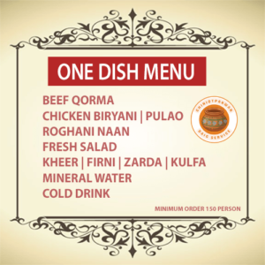 Mix One Dish Menu