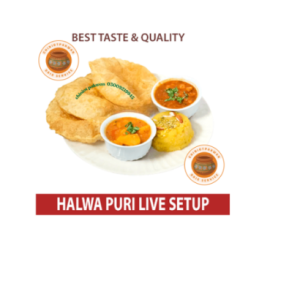 LIVE HALWA PURI SETUP