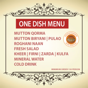 MUTTON ONE DISH MENU